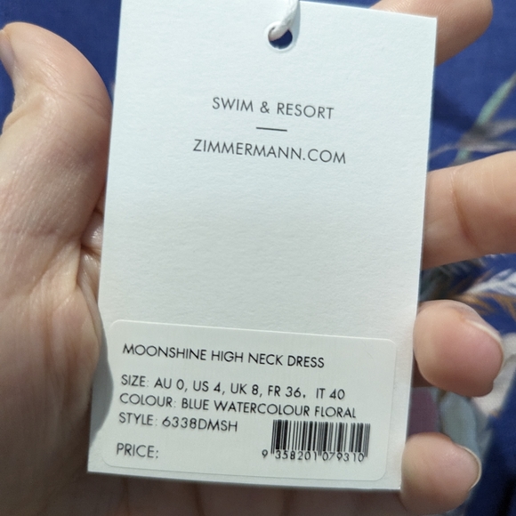 Zimmermann Moonshine High Neck Dress - Picture 3 of 13